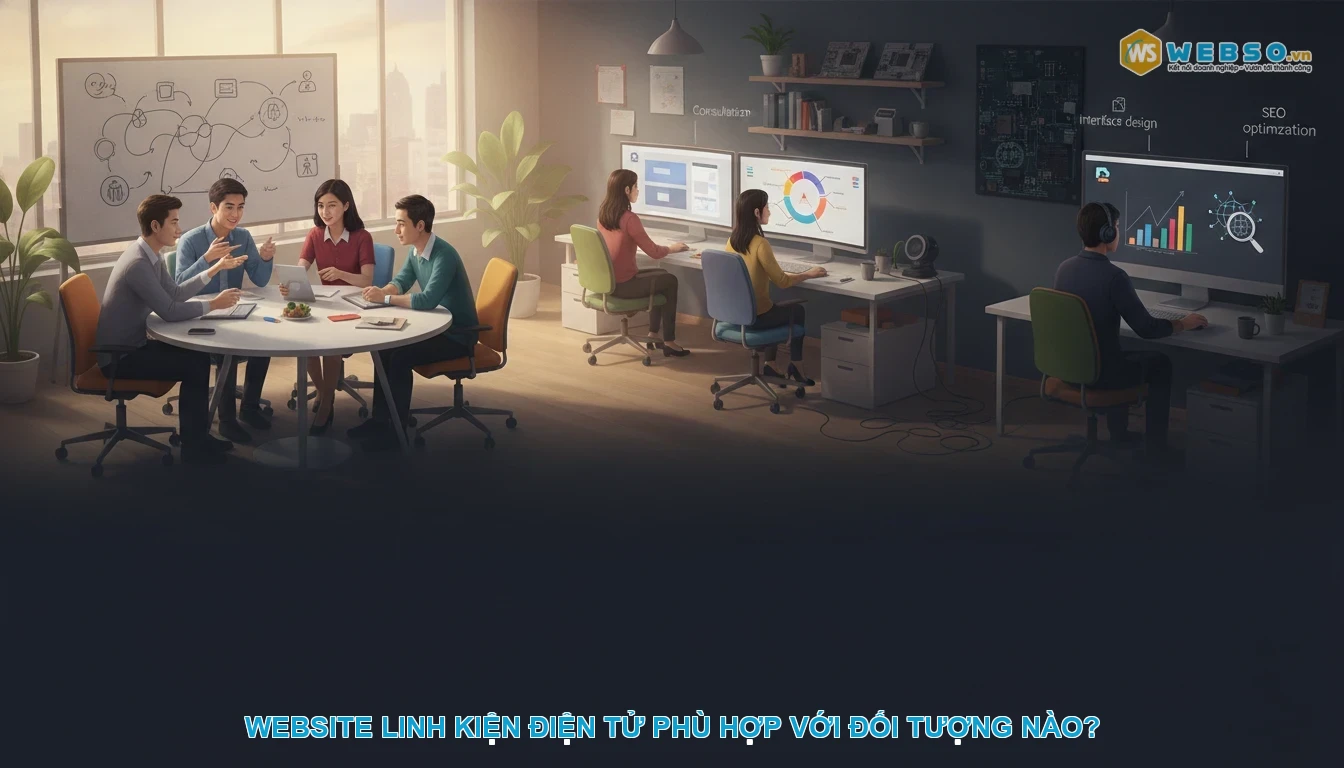 Thiết kế website linh kiện điện tử - Website linh kiện điện tử phù hợp với đối tượng nào?