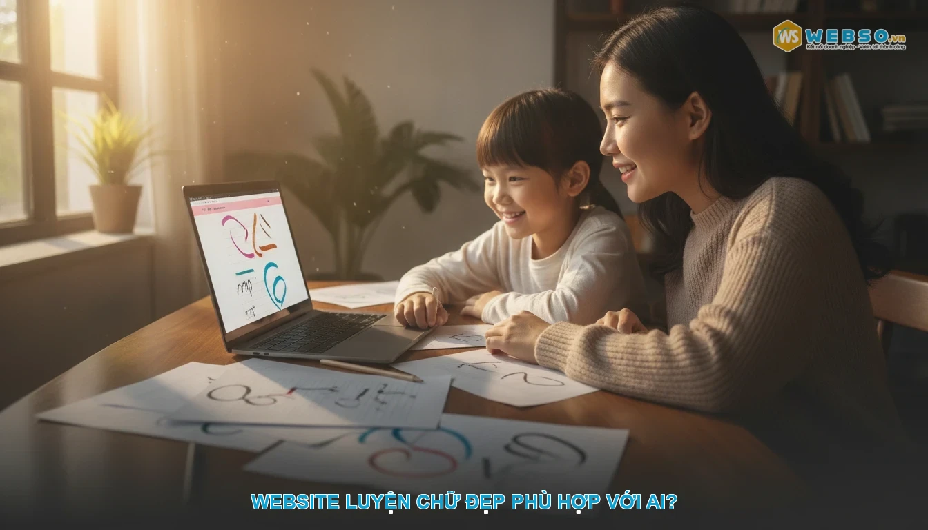 Thiết kế website luyện chữ đẹp - Website Luyện Chữ Đẹp Phù Hợp Với Ai?