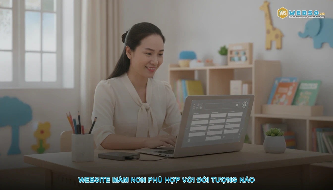 Thiết kế website trường mầm non - Website mầm non phù hợp với đối tượng nào