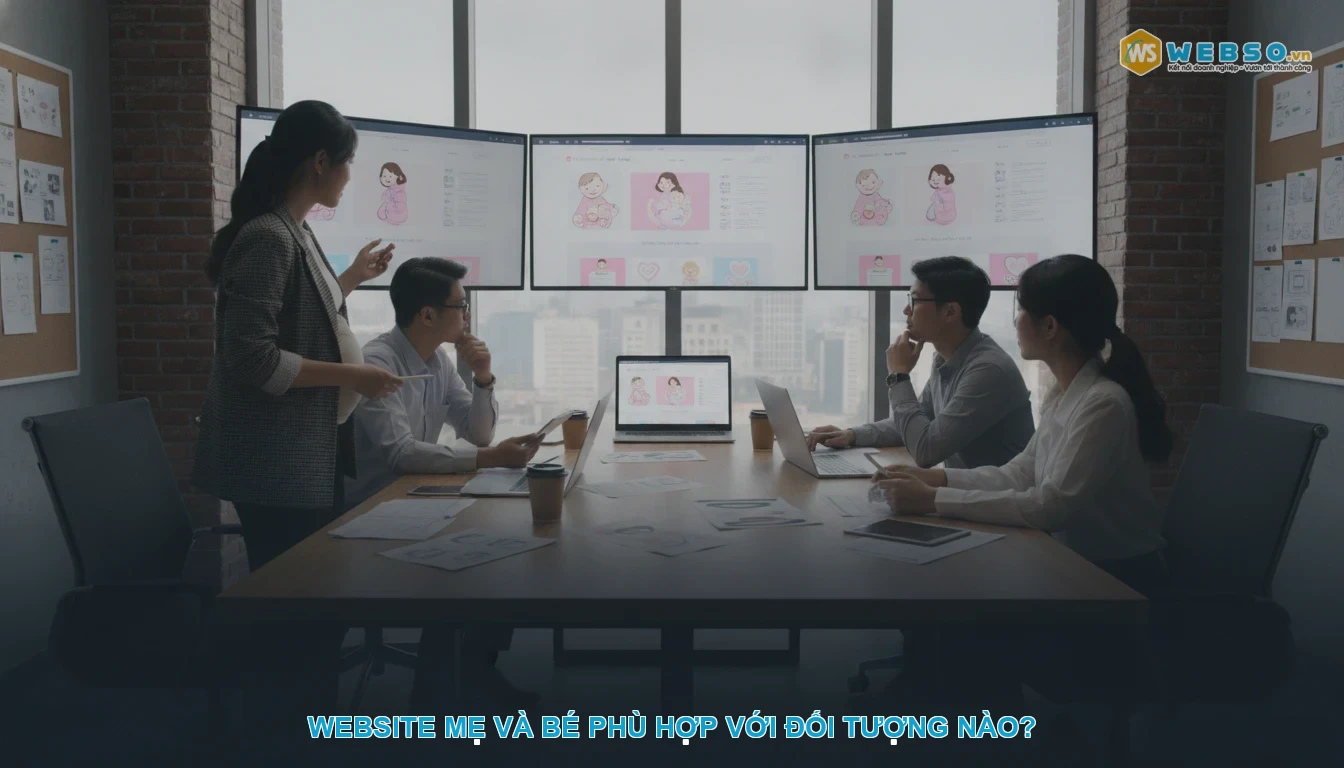 Thiết kế website mẹ và bé - Website Mẹ và Bé Phù Hợp Với Đối Tượng Nào?