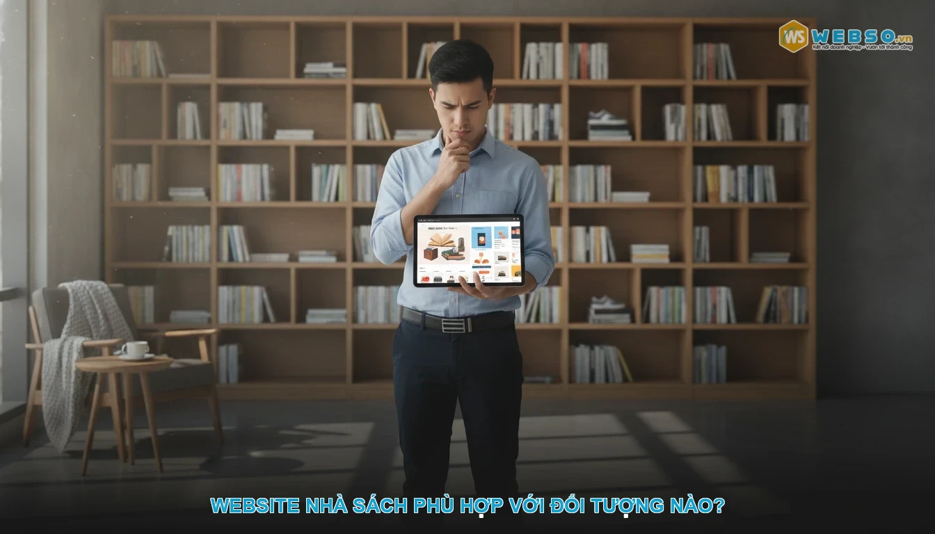 Thiết kế website nhà sách - Website Nhà Sách Phù Hợp Với Đối Tượng Nào?