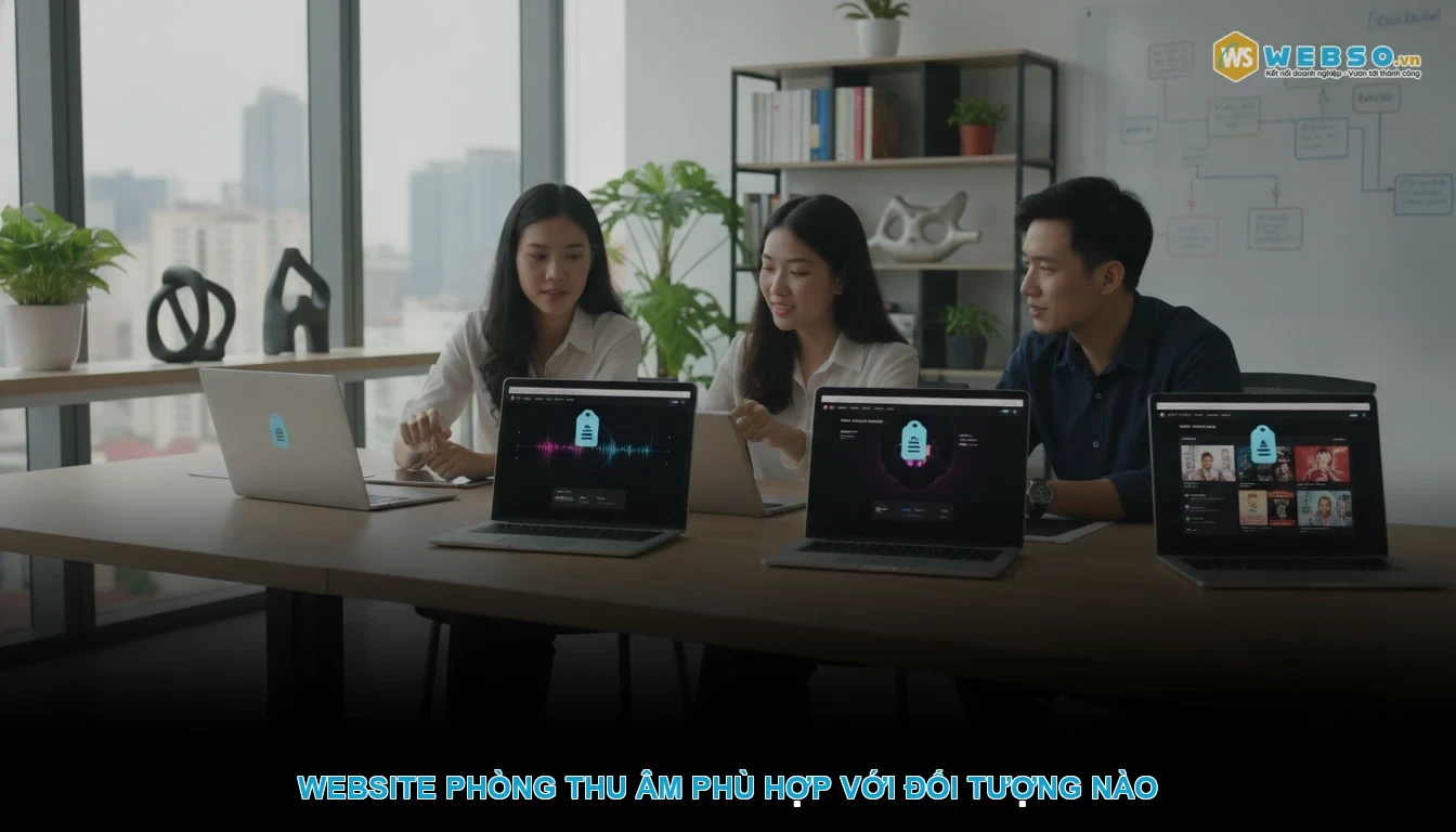 Thiết kế website phòng thu âm - Website Phòng Thu Âm Phù Hợp Với Đối Tượng Nào
