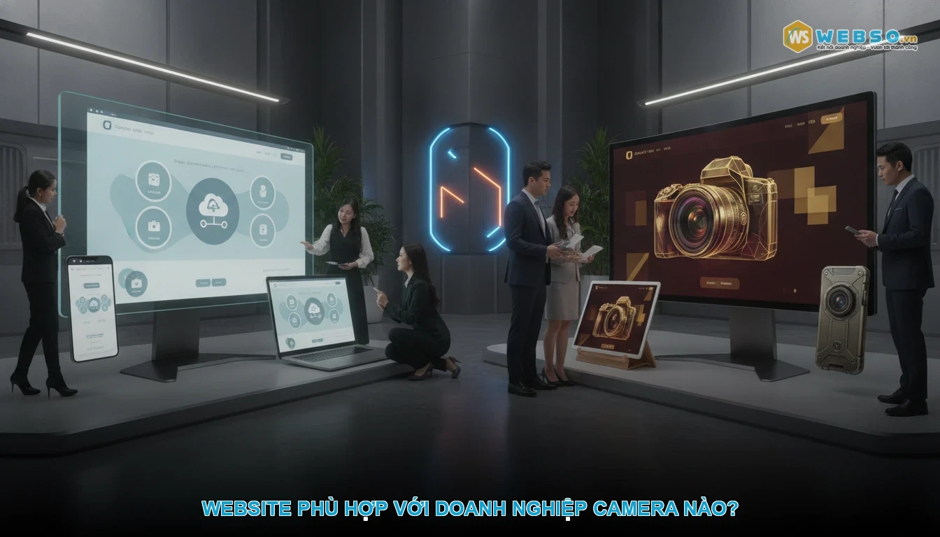 Thiết kế website bán camera - Website phù hợp với doanh nghiệp camera nào?