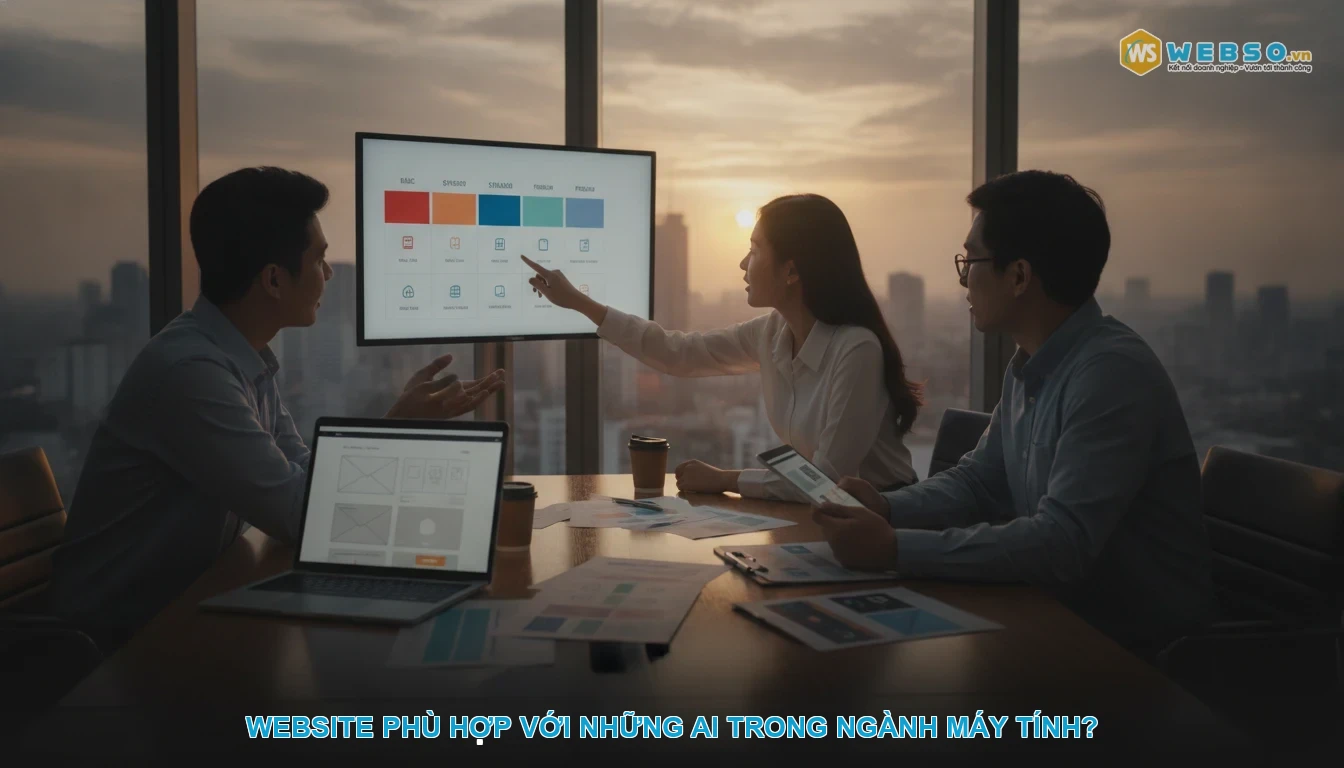 Thiết kế website bán máy tính - Website phù hợp với những ai trong ngành máy tính?