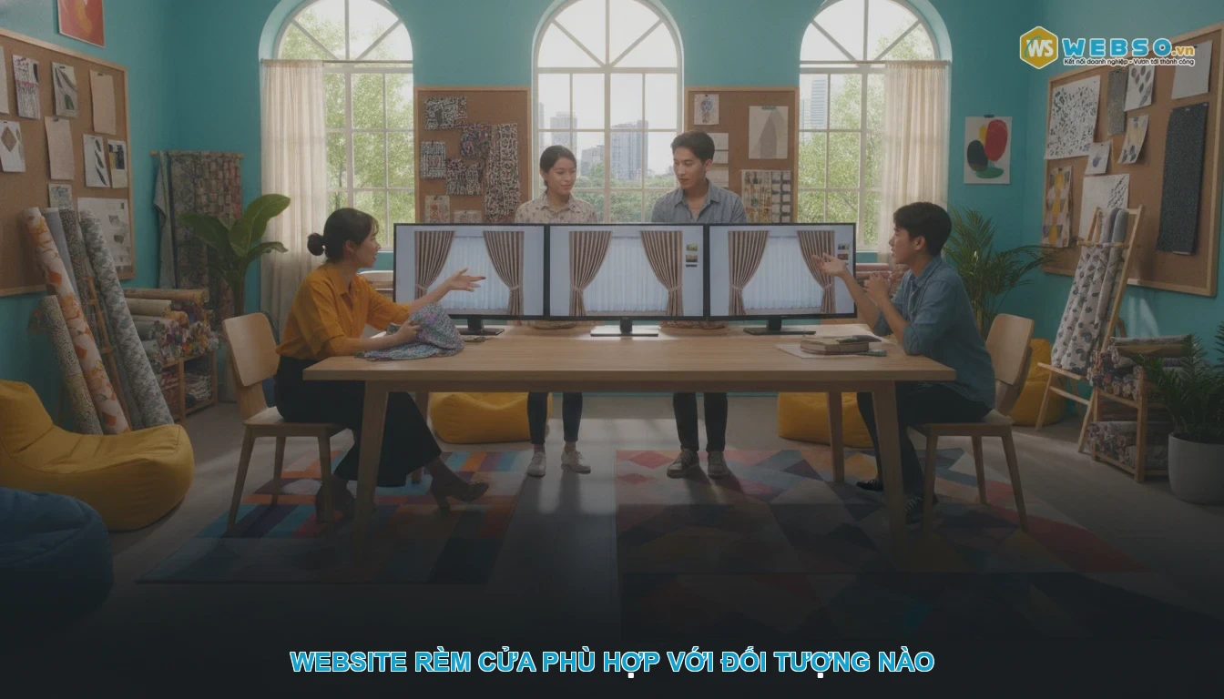 Thiết kế website rèm cửa - Website rèm cửa phù hợp với đối tượng nào