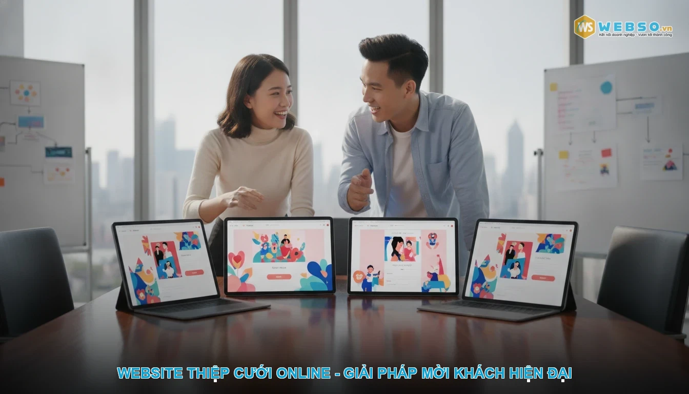 Thiết kế website thiệp cưới - Website Thiệp Cưới Online - Giải Pháp Mời Khách Hiện Đại