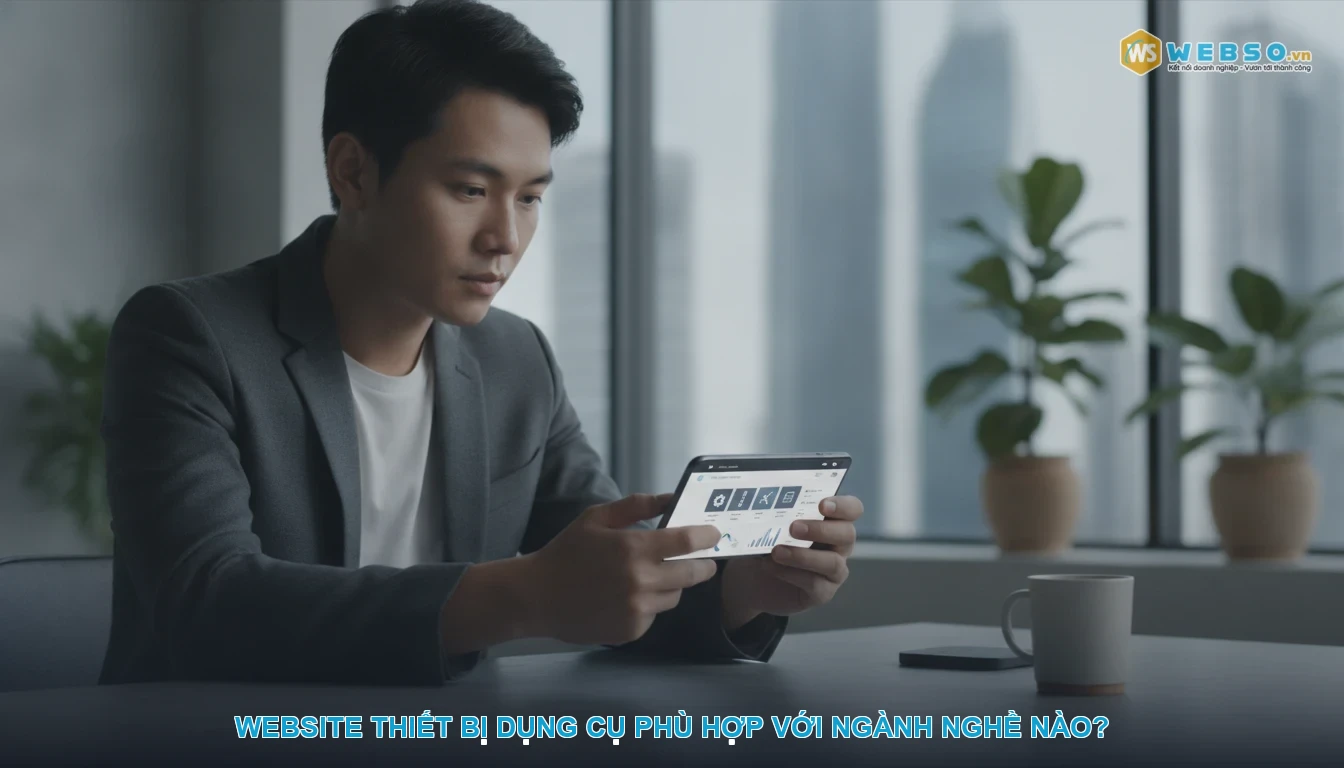 Thiết kế website thiết bị dụng cụ - Website thiết bị dụng cụ phù hợp với ngành nghề nào?