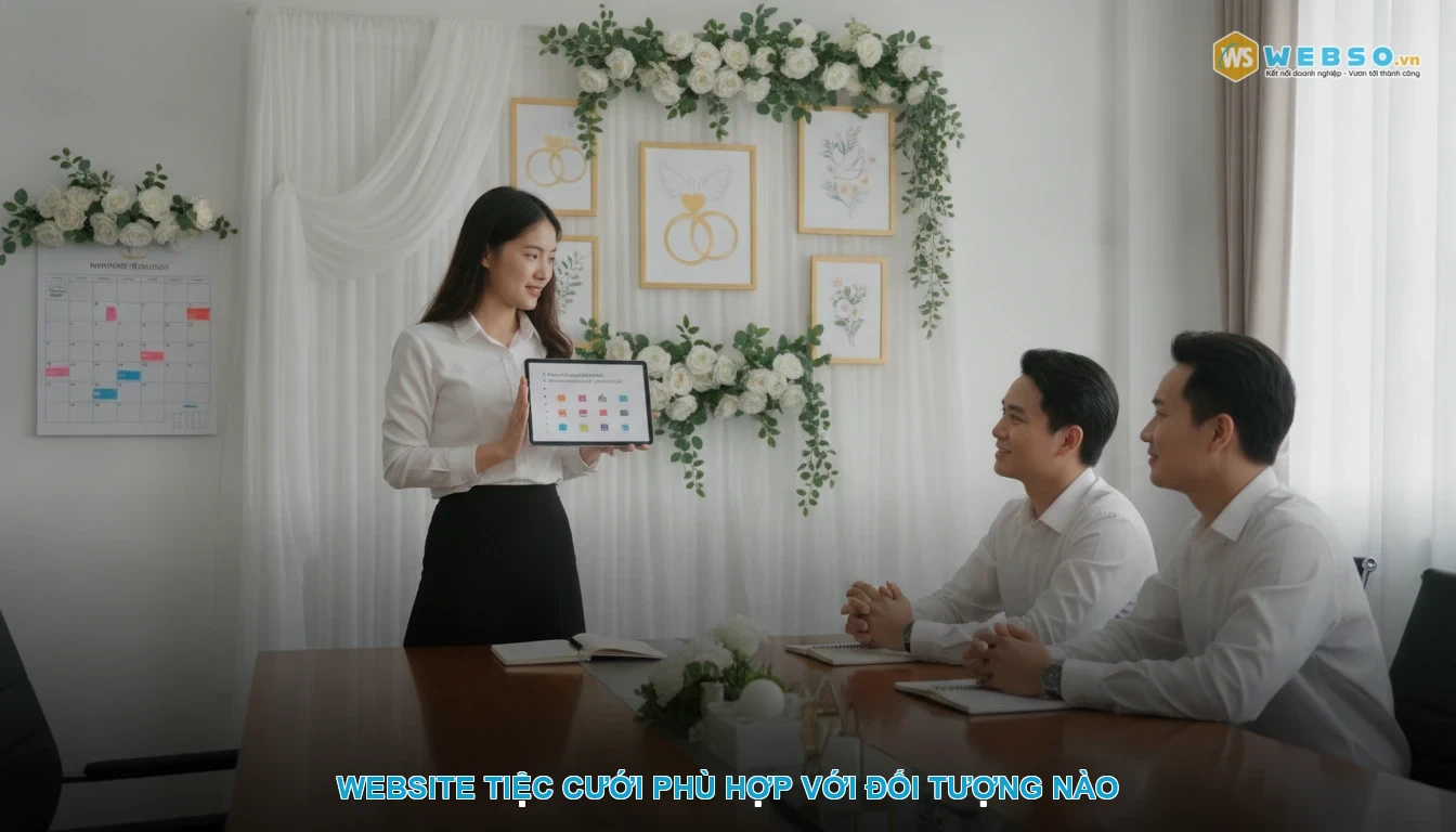 Thiết kế website tiệc cưới - Website tiệc cưới phù hợp với đối tượng nào