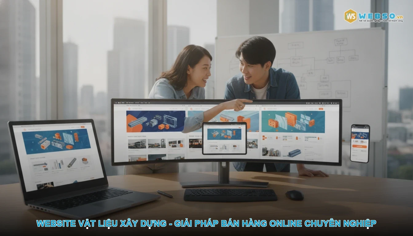 Thiết kế website cung cấp vật liệu xây dựng - Website vật liệu xây dựng - Giải pháp bán hàng online chuyên nghiệp
