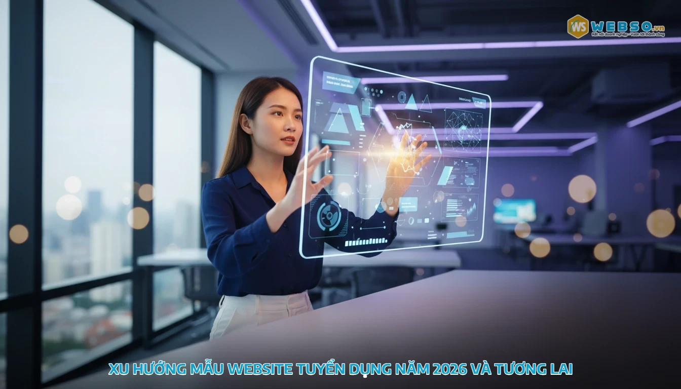 mẫu website tuyển dụng - Xu hướng mẫu website tuyển dụng năm 2026 và tương lai