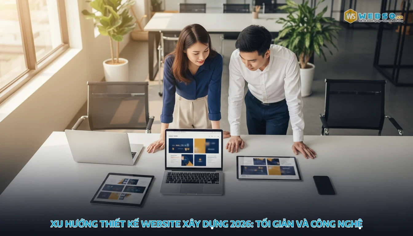 mẫu website công ty xây dựng - Xu hướng thiết kế website xây dựng 2026: Tối giản và công nghệ