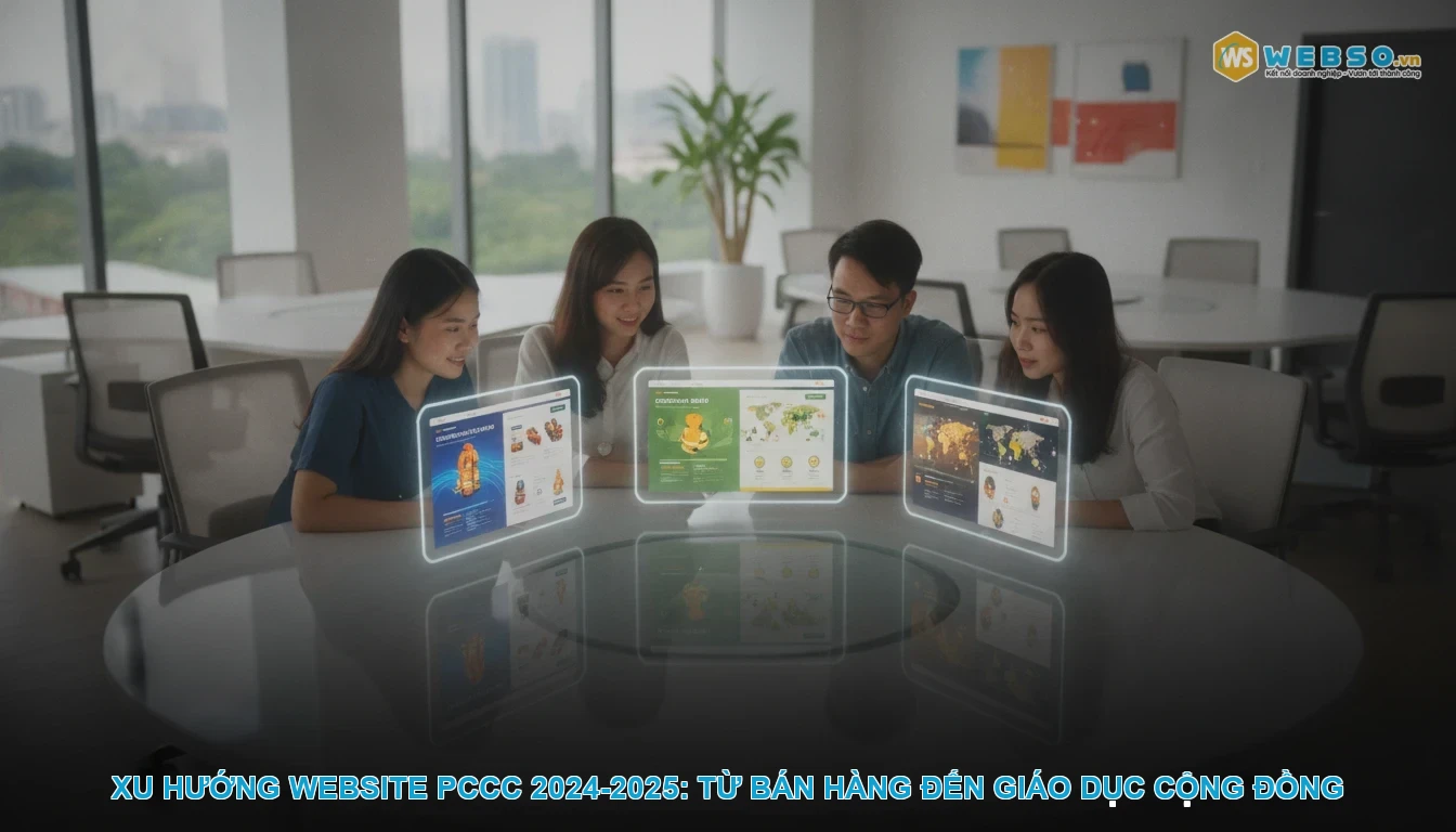 Thiết kế website Phòng cháy chữa cháy - Xu hướng website PCCC 2024-2025: Từ bán hàng đến giáo dục cộng đồng