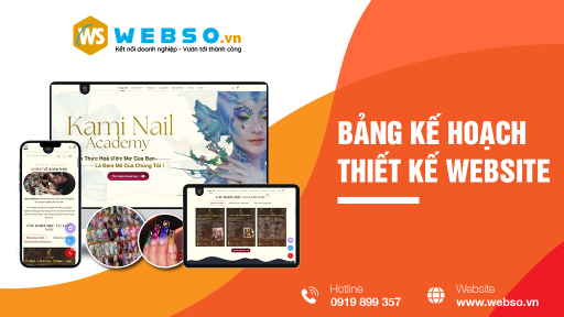 Bảng kế hoạch thiết kế website
