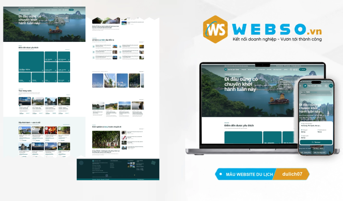 Mẫu website du lịch 07
