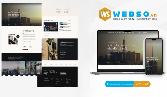 Mẫu website Giới Thiệu Công Ty 06