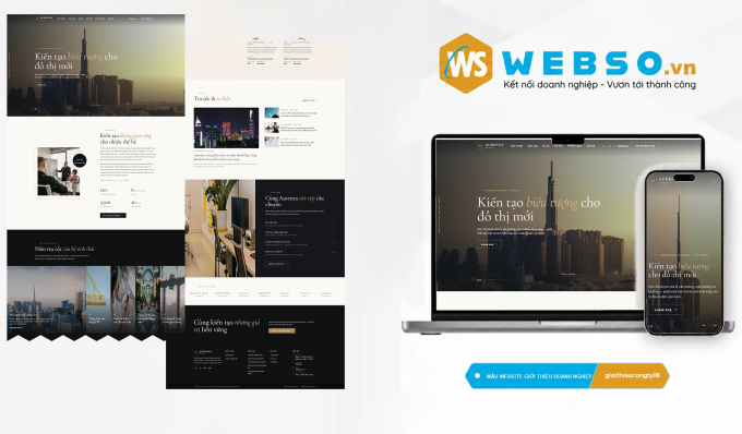 Mẫu website Giới Thiệu Công Ty 06