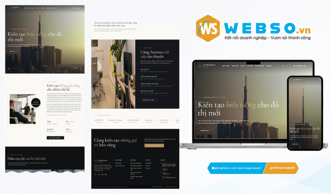 Mẫu website Giới Thiệu Công Ty 06