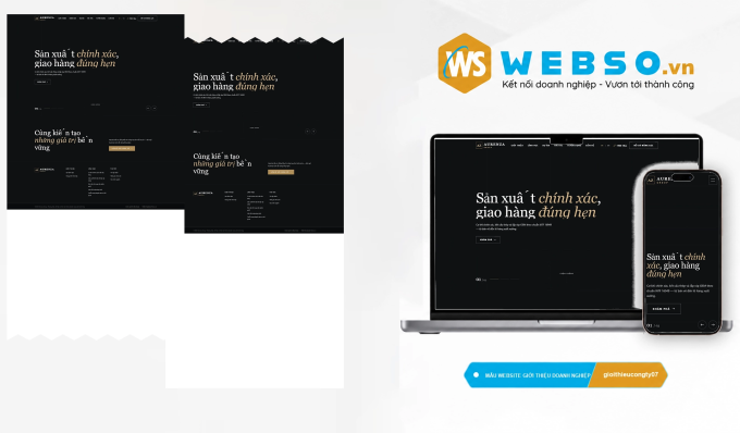Mẫu website Giới Thiệu Công Ty 07