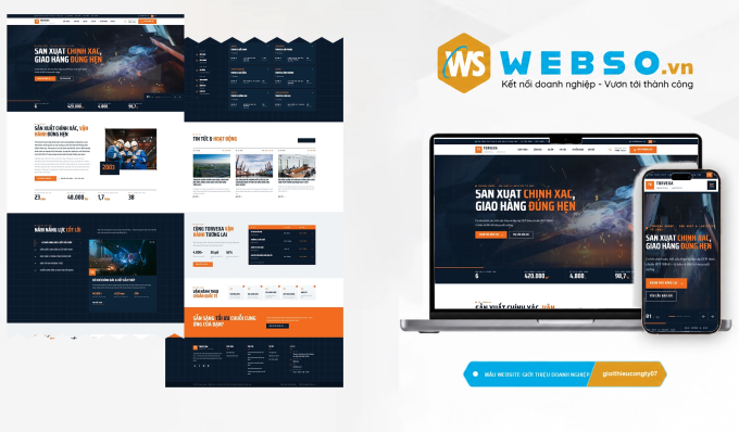 Mẫu website Giới Thiệu Công Ty 07