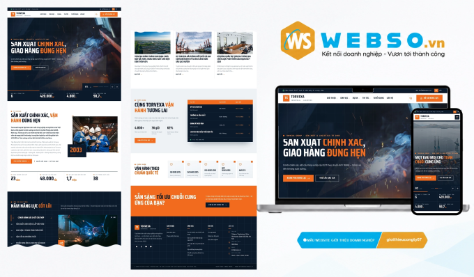 Mẫu website Giới Thiệu Công Ty 07