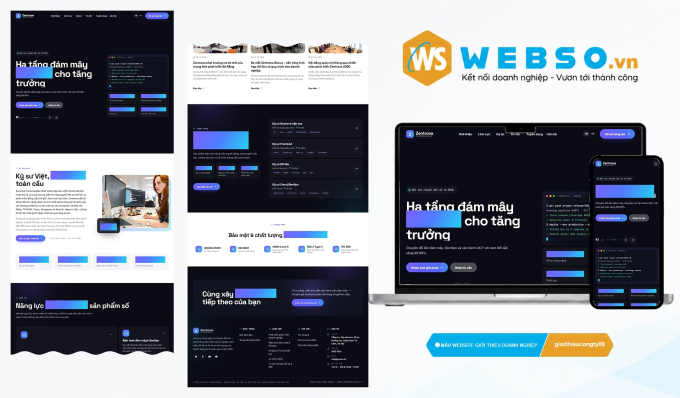 Mẫu website Giới Thiệu Công Ty 08