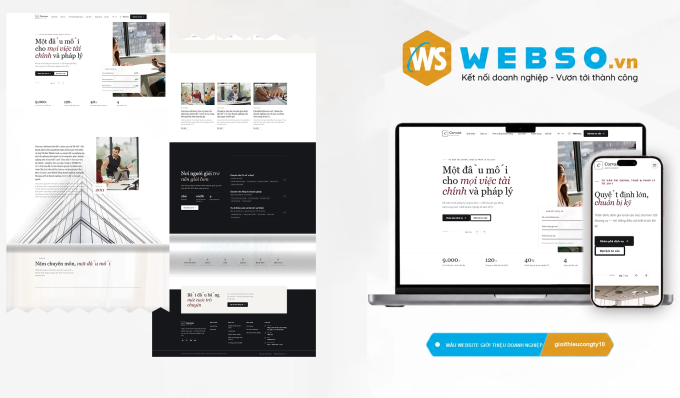 Mẫu website Giới Thiệu Công Ty 10