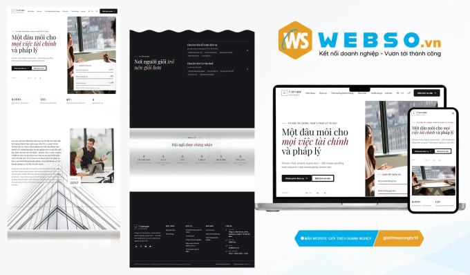 Mẫu website Giới Thiệu Công Ty 10