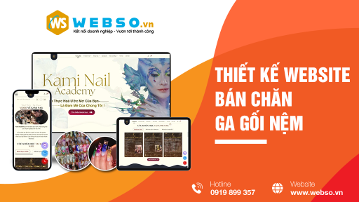 Thiết kế website bán Chăn Ga Gối Nệm