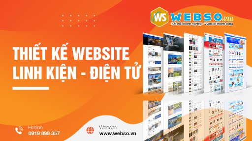 Thiết kế website linh kiện - điện tử