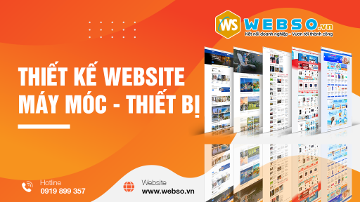Thiết Kế Website Máy Móc - Thiết Bị