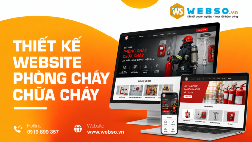 Thiết kế website Phòng cháy chữa cháy